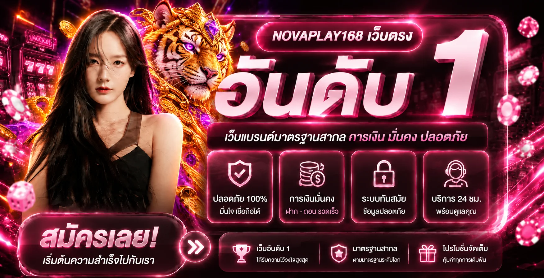 NOVAPLAY168 เว็บตรงอันดับหนึ่งพร้อมเสือทอง